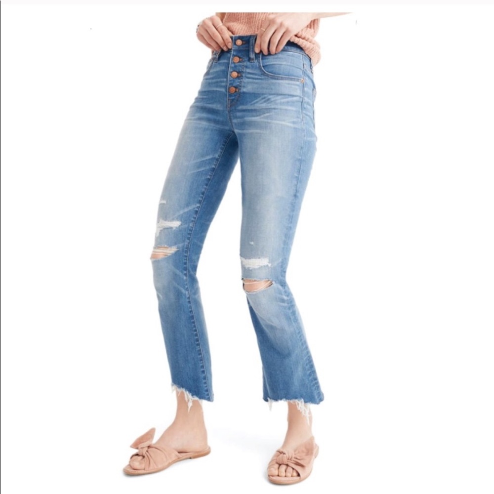 Madewell Cali Demi-Boot Jeans Sz 26